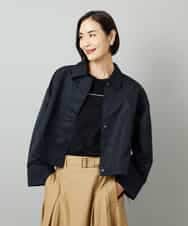 FMJAD43390 MICHEL KLEIN(ミッシェルクラン) ステンカラーショートブルゾン カーキ