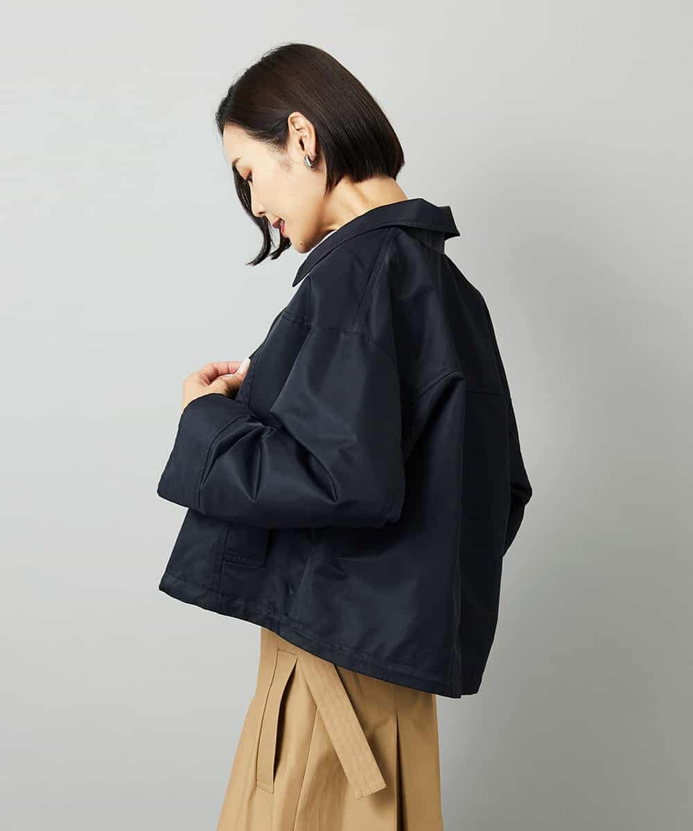 FMJAD43390 MICHEL KLEIN(ミッシェルクラン) ステンカラーショートブルゾン カーキ