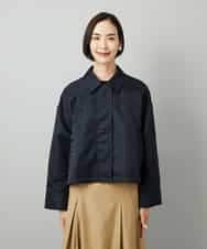 FMJAD43390 MICHEL KLEIN(ミッシェルクラン) ステンカラーショートブルゾン カーキ