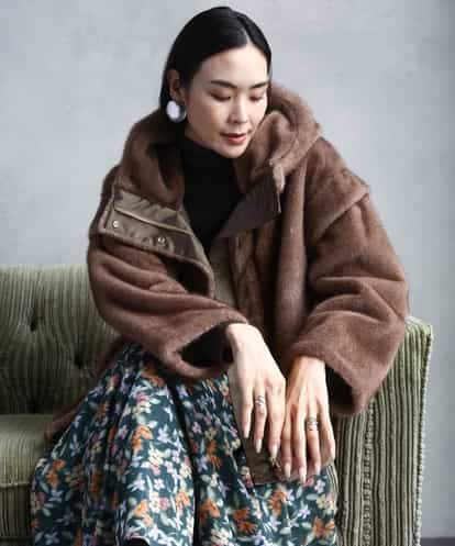 FMJAD50470 MICHEL KLEIN ［2WAY］エコファーブルゾン