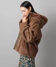 FMJAD50470 MICHEL KLEIN(ミッシェルクラン) ［2WAY］エコファーブルゾン ブラウン