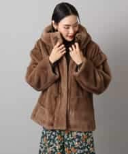 FMJAD50470 MICHEL KLEIN(ミッシェルクラン) ［2WAY］エコファーブルゾン ブラウン