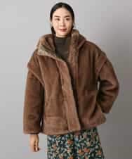 FMJAD50470 MICHEL KLEIN(ミッシェルクラン) ［2WAY］エコファーブルゾン ブラウン