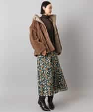 FMJAD50470 MICHEL KLEIN(ミッシェルクラン) ［2WAY］エコファーブルゾン ブラウン