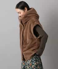 FMJAD50470 MICHEL KLEIN(ミッシェルクラン) ［2WAY］エコファーブルゾン ブラウン