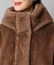 FMJAD50470 MICHEL KLEIN(ミッシェルクラン) ［2WAY］エコファーブルゾン ブラウン