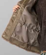 FMJAD50470 MICHEL KLEIN(ミッシェルクラン) ［2WAY］エコファーブルゾン ブラウン