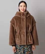 FMJAD50470 MICHEL KLEIN(ミッシェルクラン) ［2WAY］エコファーブルゾン ブラウン