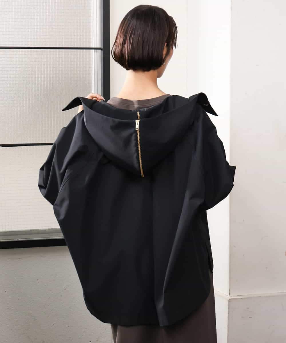 FMJAG01490 MICHEL KLEIN(ミッシェルクラン) 2WAYフードアウター ベージュ