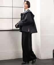 FMJAG01490 MICHEL KLEIN(ミッシェルクラン) 2WAYフードアウター ベージュ