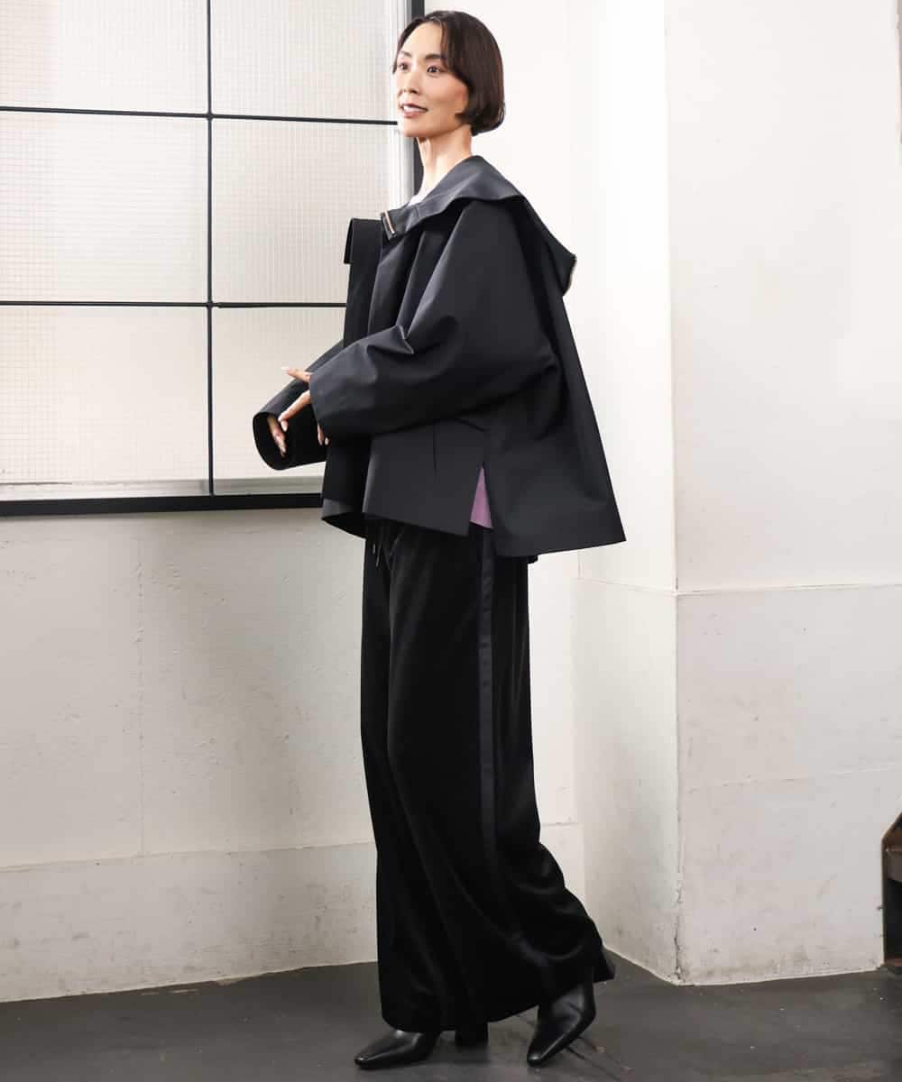 FMJAG01490 MICHEL KLEIN(ミッシェルクラン) 2WAYフードアウター ベージュ
