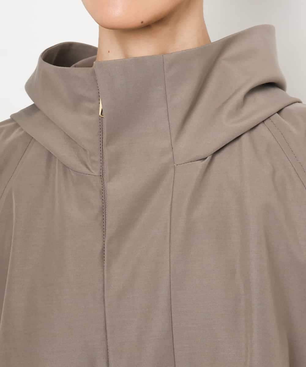 FMJAG01490 MICHEL KLEIN(ミッシェルクラン) 2WAYフードアウター ベージュ