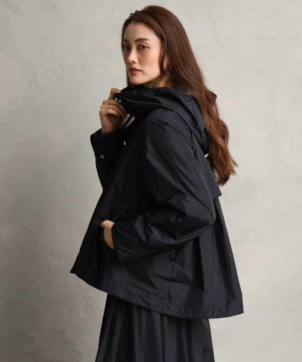 FMJAG02390 MICHEL KLEIN(ミッシェルクラン) [セットアップ対応]フーデッドフレアブルゾン カーキ
