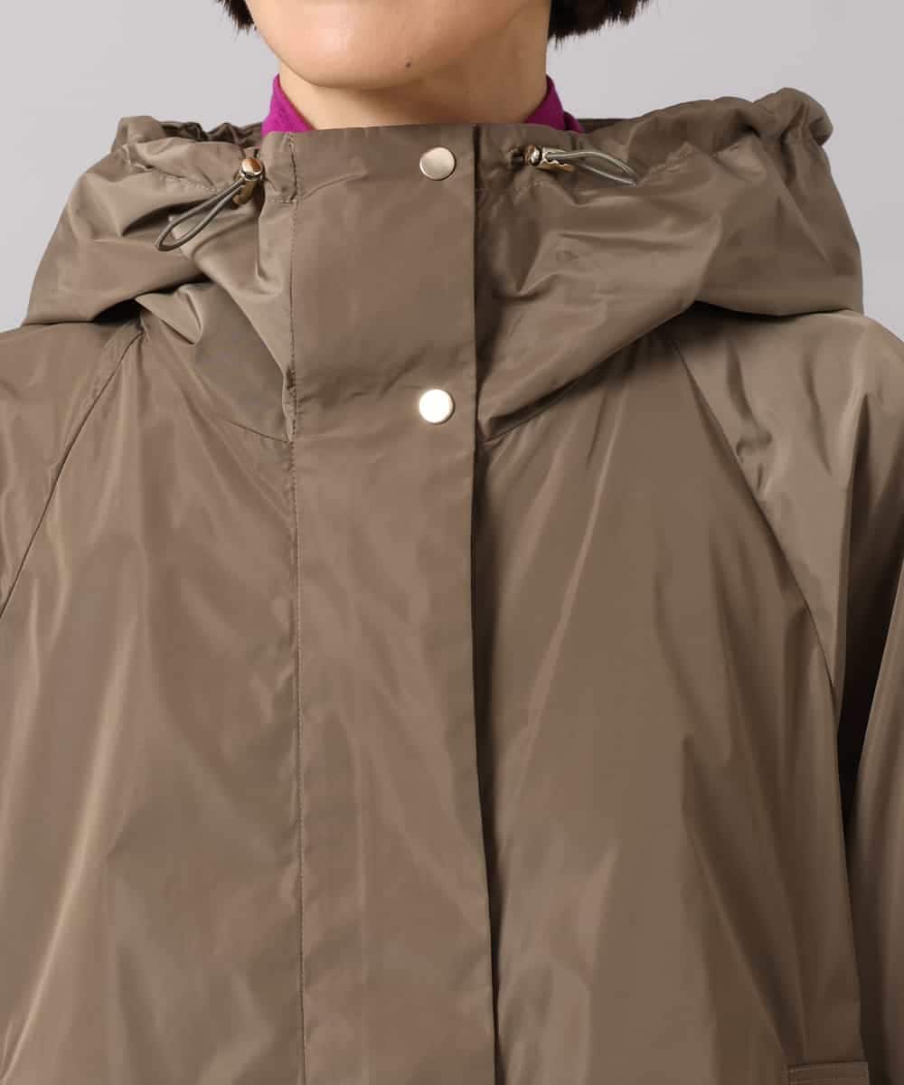 FMJAG02390 MICHEL KLEIN(ミッシェルクラン) [セットアップ対応]フーデッドフレアブルゾン カーキ