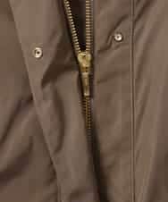 FMJAG02390 MICHEL KLEIN(ミッシェルクラン) [セットアップ対応]フーデッドフレアブルゾン カーキ