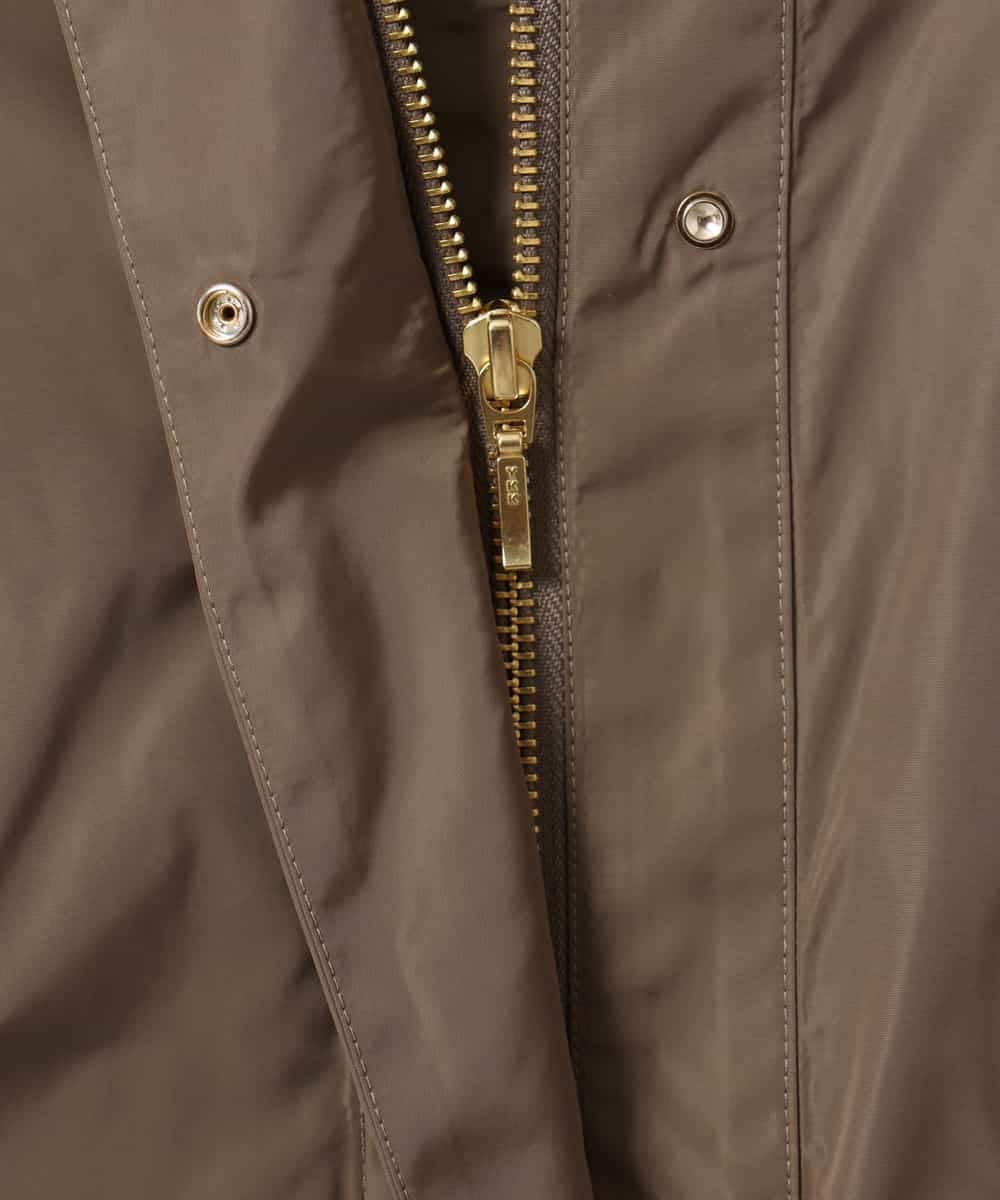 FMJAG02390 MICHEL KLEIN(ミッシェルクラン) [セットアップ対応]フーデッドフレアブルゾン カーキ
