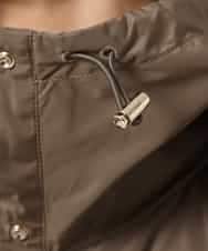 FMJAG02390 MICHEL KLEIN(ミッシェルクラン) [セットアップ対応]フーデッドフレアブルゾン カーキ
