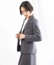 FMJAG03450 MICHEL KLEIN(ミッシェルクラン) [セットアップ対応]テーラードジャケット グレー