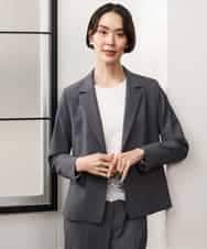 FMJAG03450 MICHEL KLEIN(ミッシェルクラン) [セットアップ対応]テーラードジャケット グレー