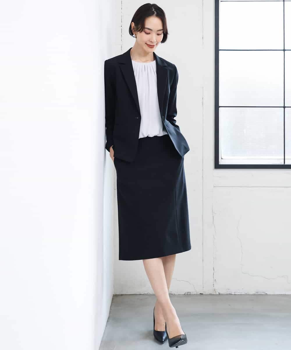 FMJAG03450 MICHEL KLEIN(ミッシェルクラン) [セットアップ対応]テーラードジャケット グレー