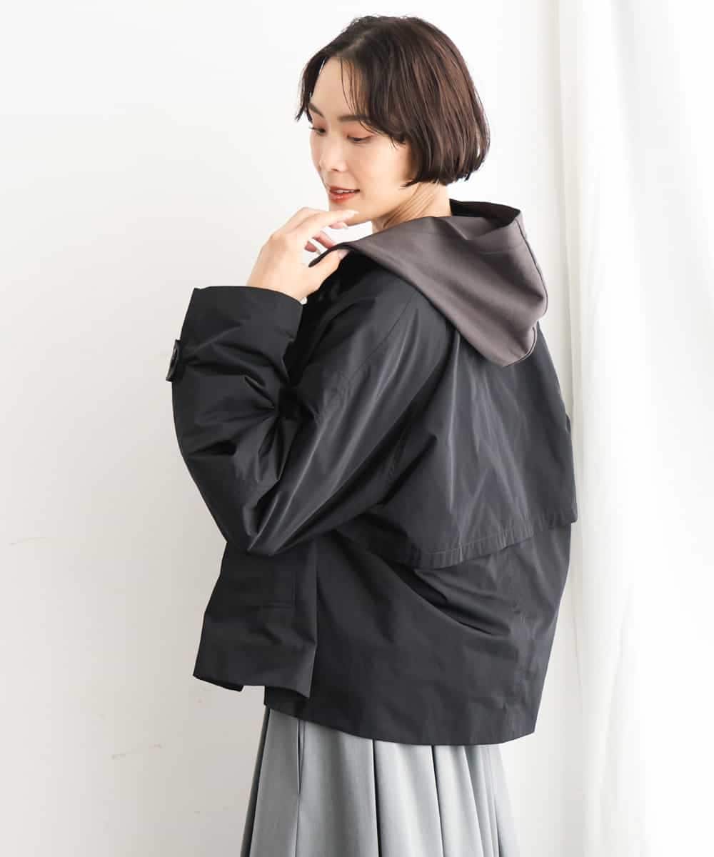 FMJAG04390 MICHEL KLEIN(ミッシェルクラン) 【定番】スタンドカラーショートブルゾン ブラック