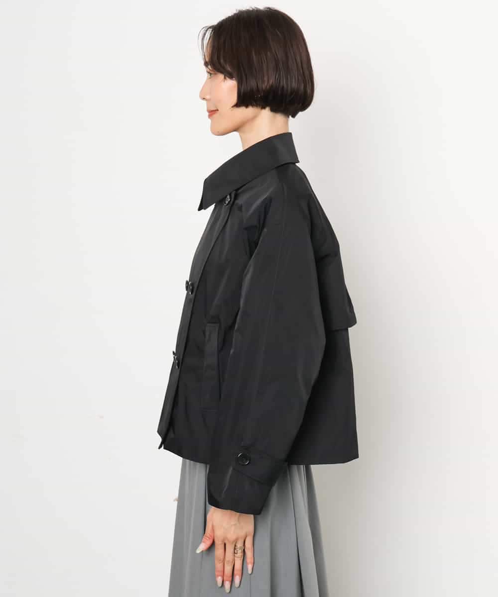 FMJAG04390 MICHEL KLEIN(ミッシェルクラン) 【定番】スタンドカラーショートブルゾン ブラック