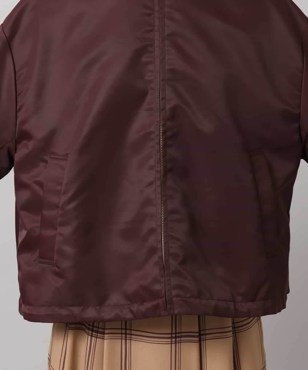 FMJAG41420 MICHEL KLEIN(ミッシェルクラン) ノーカラーブルゾン パープル