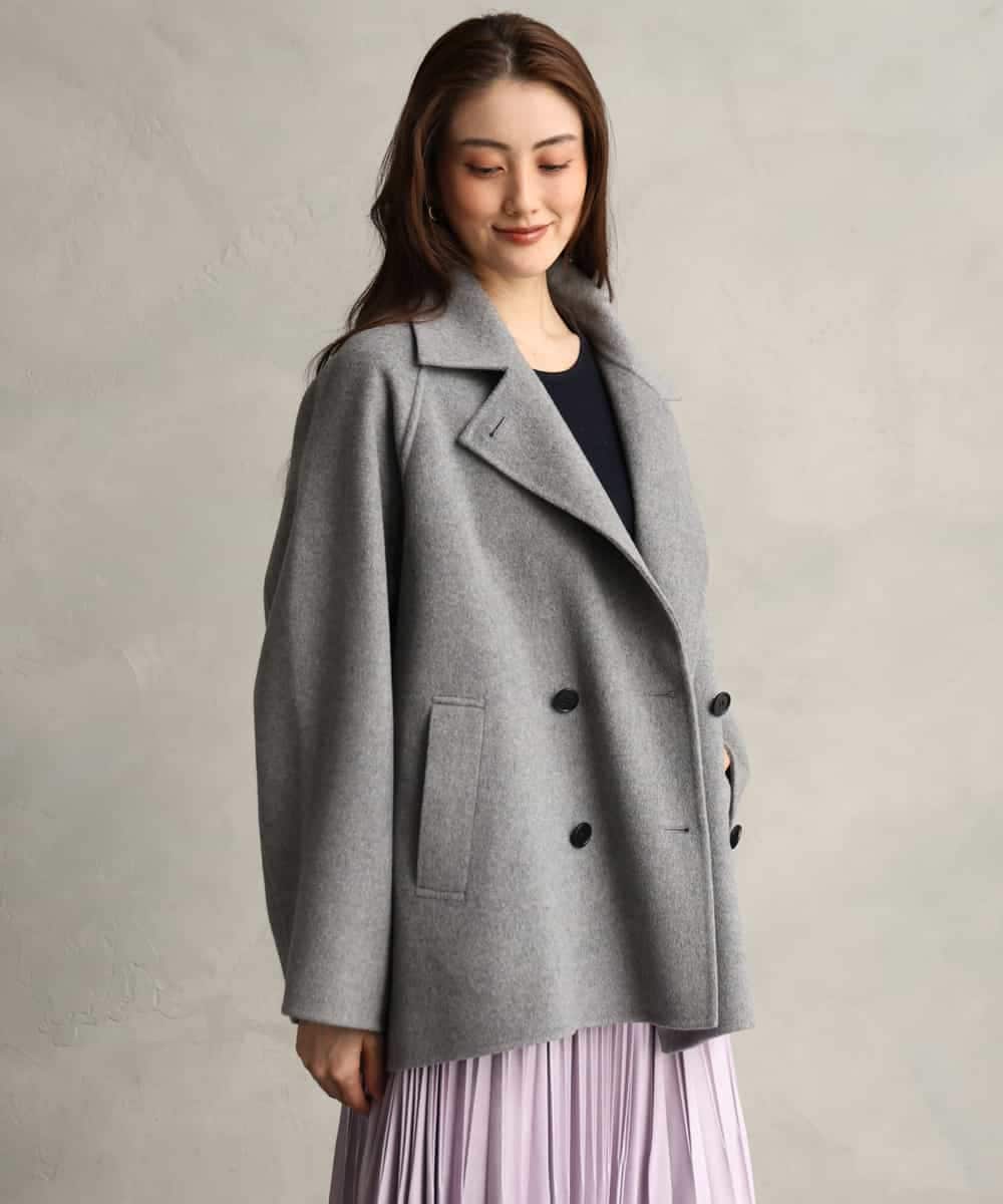 FMJAG45580 MICHEL KLEIN(ミッシェルクラン) リバーPコート グレー