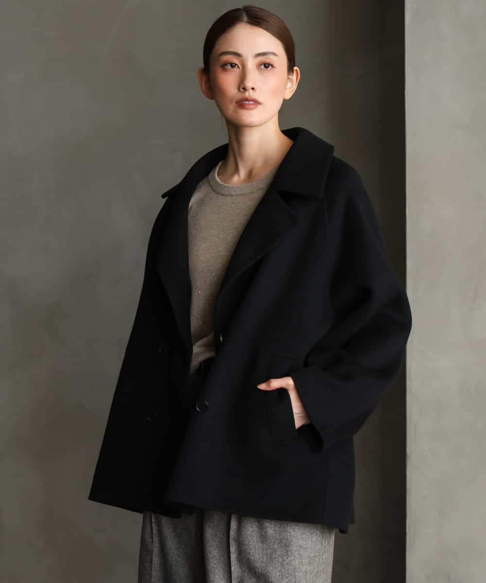 FMJAG45580 MICHEL KLEIN(ミッシェルクラン) リバーPコート グレー
