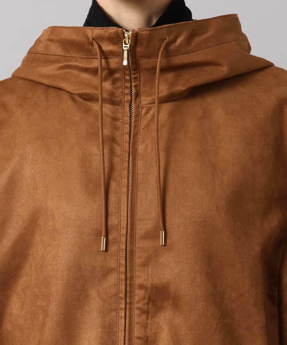 FMJAG50390 MICHEL KLEIN(ミッシェルクラン) スエードブルゾン ベージュ