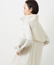 FMJDD01450 MICHEL KLEIN(ミッシェルクラン) ミドル丈スタンドライトコート アイボリー