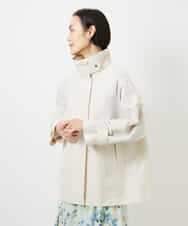 FMJDD01450 MICHEL KLEIN(ミッシェルクラン) 【撥水】ミドル丈スタンドライトコート アイボリー