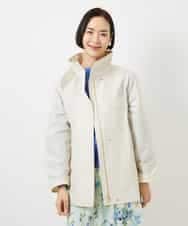 FMJDD01450 MICHEL KLEIN(ミッシェルクラン) 【撥水】ミドル丈スタンドライトコート アイボリー