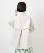 FMJDD01450 MICHEL KLEIN(ミッシェルクラン) 【撥水】ミドル丈スタンドライトコート アイボリー