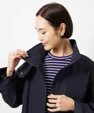 FMJDD01450 MICHEL KLEIN(ミッシェルクラン) 【撥水】ミドル丈スタンドライトコート アイボリー