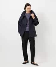 FMJDD01450 MICHEL KLEIN(ミッシェルクラン) 【撥水】ミドル丈スタンドライトコート アイボリー