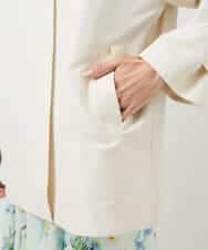 FMJDD01450 MICHEL KLEIN(ミッシェルクラン) 【撥水】ミドル丈スタンドライトコート アイボリー