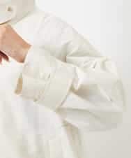 FMJDD01450 MICHEL KLEIN(ミッシェルクラン) 【撥水】ミドル丈スタンドライトコート アイボリー