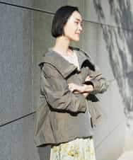 FMJDD05430 MICHEL KLEIN(ミッシェルクラン) [セットアップ対応]ライトマウンテンパーカー カーキ