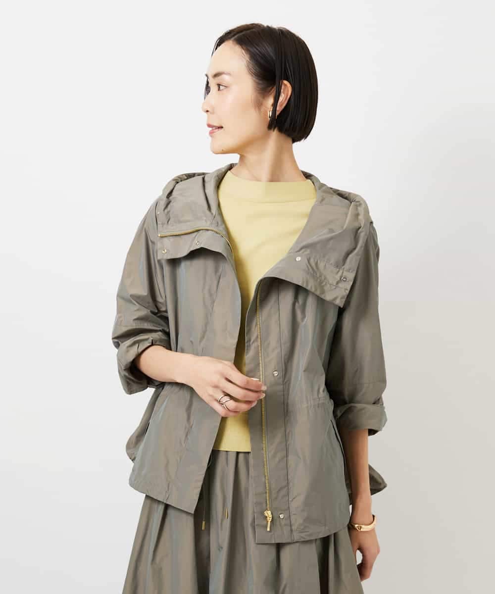 FMJDD05430 MICHEL KLEIN(ミッシェルクラン) [セットアップ対応]ライトマウンテンパーカー カーキ