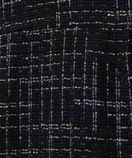 FMJDD11330 MICHEL KLEIN(ミッシェルクラン) ファンシーツイード フィッシャーマンジレ ネイビー