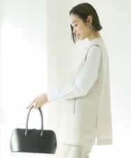 FMJDV15330 MICHEL KLEIN(ミッシェルクラン) [セットアップ対応]ジョーゼットノーカラージレ オフホワイト