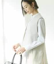 FMJDV15330 MICHEL KLEIN(ミッシェルクラン) [セットアップ対応]ジョーゼットノーカラージレ ブラック(94)