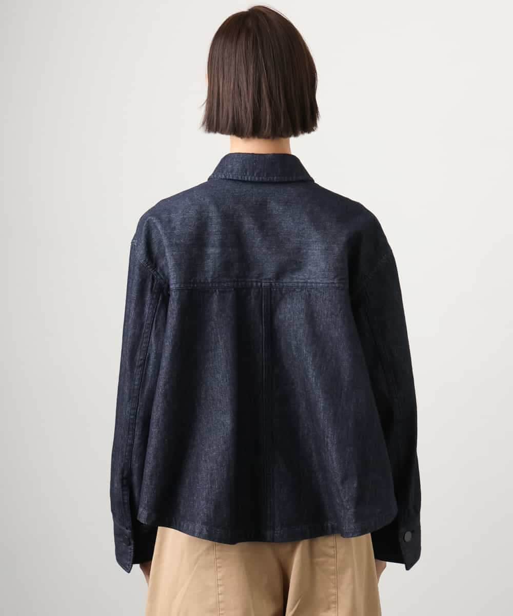 FMJGD01490 MICHEL KLEIN(ミッシェルクラン) [セットアップ対応]デニムダブルポケットブルゾン ネイビー