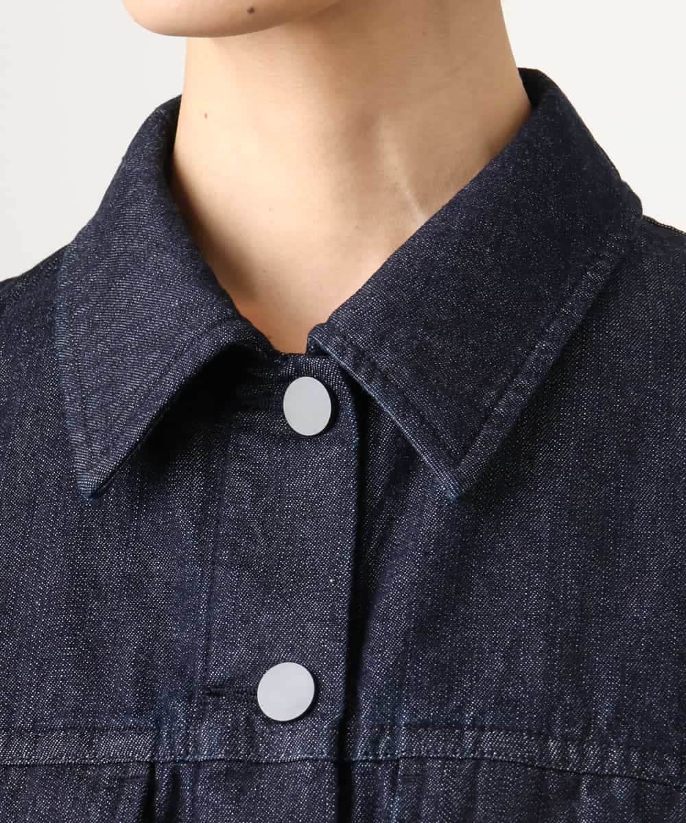 FMJGD01490 MICHEL KLEIN(ミッシェルクラン) [セットアップ対応]デニムダブルポケットブルゾン ネイビー