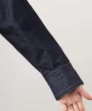 FMJGD01490 MICHEL KLEIN(ミッシェルクラン) [セットアップ対応]デニムダブルポケットブルゾン ネイビー