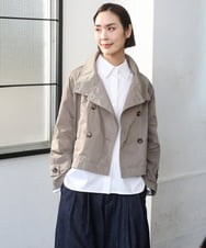 FMJGD09390 MICHEL KLEIN(ミッシェルクラン) スタンドカラーショートブルゾン ベージュ