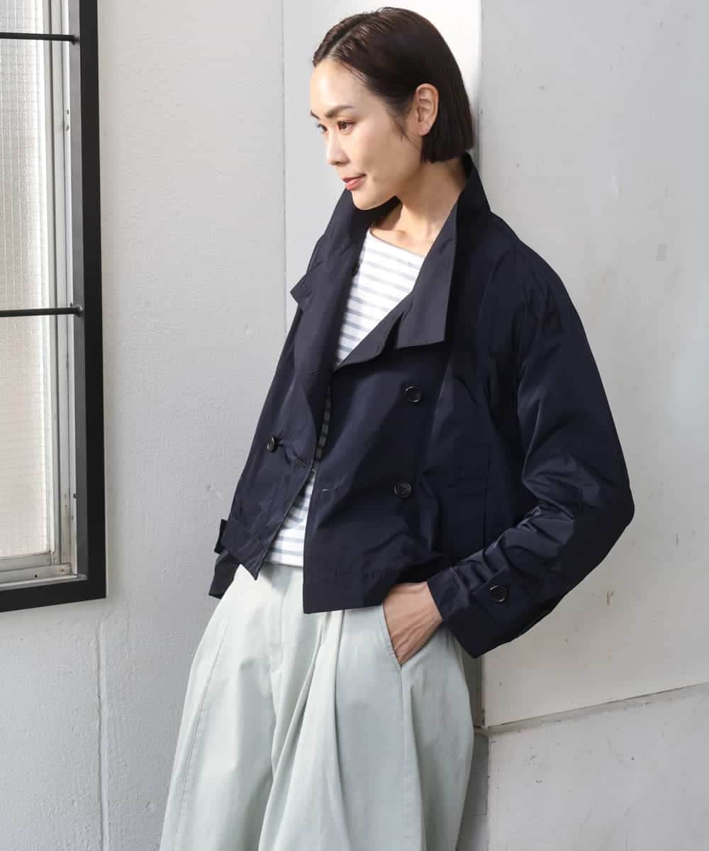 FMJGD09390 MICHEL KLEIN(ミッシェルクラン) スタンドカラーショートブルゾン ベージュ