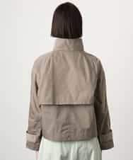 FMJGD09390 MICHEL KLEIN(ミッシェルクラン) スタンドカラーショートブルゾン ベージュ