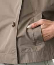 FMJGD09390 MICHEL KLEIN(ミッシェルクラン) スタンドカラーショートブルゾン ベージュ